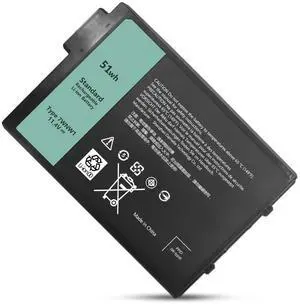 cokxiore 7WNW1 Laptop Battery 51Wh 11.4V - Compatible with Dell Latitude 5424 Rugged 5420 7424 Extreme P137G P85G P86G Series, Replace DMF8C GK3D3 6NNCF DP3KF 451-BCHV