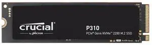 Crucial P310 4TB SSD, PCIe Gen4 NVMe M.2 2280, Up to 7,100MB/s, for Laptop, Desktop (PC), & Handheld Gaming Consoles, Includes Acronis Data Recovery Software, Solid State Drive - CT4000P310SSD801