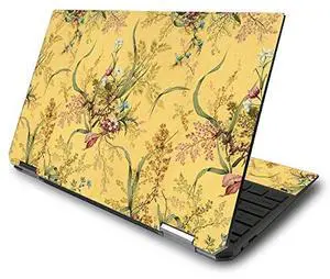 MightySkins Skin for HP Spectre x360 13.3" Gem-Cut (2020) - Yellow Marble End | Protective, Durable, and Unique Vinyl Decal wrap cover | Easy To Apply, Remove, and Change Styles | Made in the USA (HPS