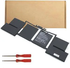 BrillanteVolt A1820 A1707 Battery for MacBook Pro 15" (Late 2016, Mid 2017) Touch Bar EMC 3072 EMC 3162 MLH32 MLH42 MLW72 MLW82 MPTR2 MPTT2 MLH52 MLW92 MPTU2 MPTV2 MPTW2 MPTX2