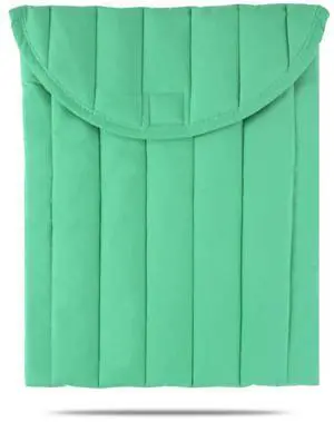 Puffy Laptop Sleeve 15-16 Inch Light Green, Protective Carrying Case for Men and Women, Cute Case Bag Compatible with 15 Inch and 16 Inch Laptops, for MacBook Air M2 M1, Asus/Dell Xps/Lenovo in Cover