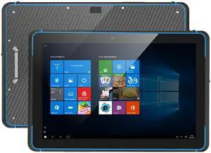 HUGEROCK W105 Rugged Windows 11 Tablet, 10.1'' Industrial-Grade Waterproof & Drop Resistant PC for Field Work, Barcode Scanner Warehouse & Outdoor Use (N5105, 16GB+128GB, WiFi 6)