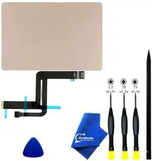 iPartsleader A2337 Trackpad Replacement for MacBook Air (Retina,13-inch,M1,2020) Force Touch Touchpad with Cable EMC3598 661-16827 821-02663-A 923-04008 (Gold)