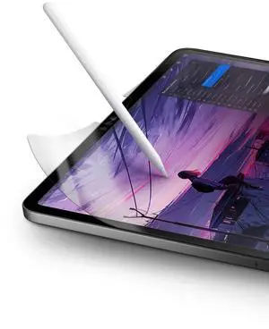 UNIQ OPTIX Paper Sketch Screen Protector (Clear) iPad Air 11 (M2 - M3) Write on Paper Feel Compatible with Apple Pencil