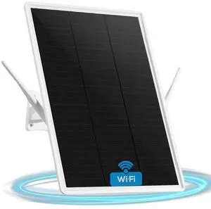 LCLCTEK® WiFi Extender Signal Booster Solar Battery Outdoor, Long Range up to 300-feet, Internet 2.4G WiFi Extender Booster, Wireless Signal Booster WiFi Repeater 300Mbps,for 2.4G Modem Router LTE