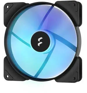 Fractal Design Aspect 14 RGB 140 mm PWM Wide 500-1700 RPM Range Black Frame 3-Pack Computer Fan