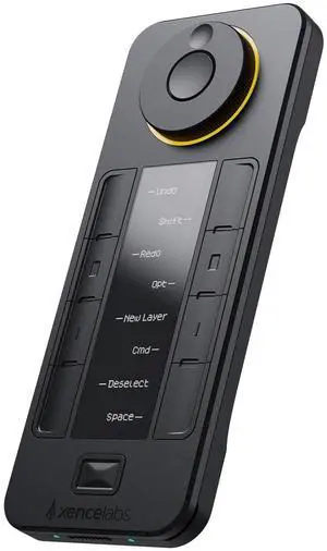 XENCELABS Quick Keys for PC, MacBook, Desktop, Drawing Tablet, Pen Display, OLED Display, 44 Customizable Shortcuts Keydail for Digital Drawing, Video Editing, Photo Retouching, Windows/macOS