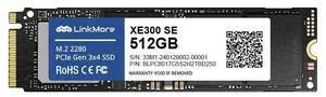 LinkMore XE300 SE 512GB PCIe Gen3 NVMe M.2 2280 Internal Solid State Drive, Gen3.0X4 Read Speed Up to 2100MB/s for Latop and PC