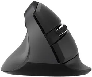 J-Tech Digital Ergonomic Left Hand Mouse with Wireless Connection, AA Battery, 2.4GHz Nano Transceiver, 800, 1200, 1600, 2400 Adjustable DPI; Compatible with Windows and MAC OS [V628ML]