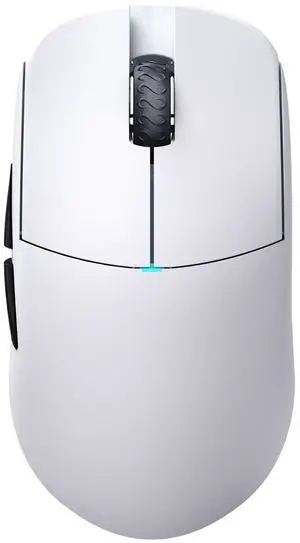 Lamzu Atlantis Mini Champion Edition Wireless Gaming Mouse,Ultra Lightweight 51g, Symmetrical, MCU Nordic 52840, PAW3950 Sensor,Dustproof Encoder, Optical Switch, 8K Polling Rate Compatible-White