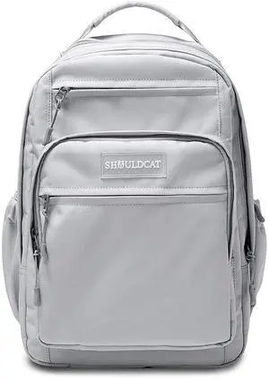 FANDARE Casual Backpack Men Women 15.6 inch Laptop Daypacks Bag Rucksack for Hiking Camping Travel Outdoor Activities Waterproof Polyester Grey