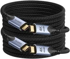 usb c cables,20gbps USB c 3.2 gen 2,4k@60Hz Video,usbc Cable Monitor,240w USB Cables,high Speed USB c data transfer Cables,10FT 2 pack USB c Cord Compatible with Thunderbolt 4/3,type c to type c cable