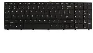 Abakoo New Keyboard Compatible with HP Probook 450 G5 / 455 G5 / 470 G5 L01028-001 with Backlit Frame US Black
