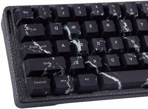 JOMKIZ PBT Keycaps - Magnetic Gaming Keyboard Keycaps Set, 131 Keys Cherry Profile Dye-Sub Custom Keycap, Marble Style Key Caps for 60%, 65%, 75%, 100% Cherry MX Mechanical Keyboard (Black)