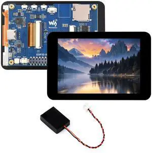 Waveshare ESP32-S3 3.5inch Capacitive Touch Display Development Board Type B, 320×480 Pixels, IPS Panel, 262K Color, QSPI, Onboard Camera Interface, Supports Wi-Fi and Bluetooth 5, ESP32 with Display