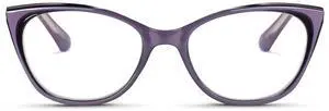 Purple Vivid Cat Eye Blue Light Glasses for Woman with Sturdy & Durable Made - Spring Hinges Eyeglasses Frame - Cateye Bluelight Glasses Womens - Flexible for all Face Shapes Fashion Glasses for Women