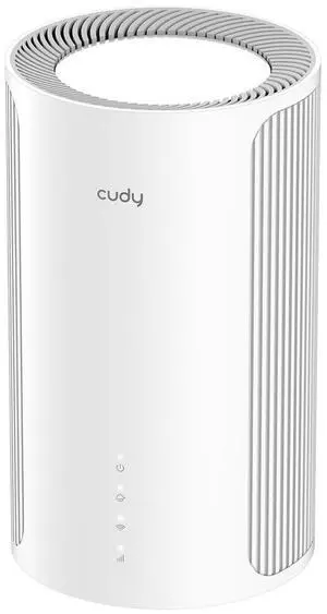 Cudy Tri-Band WiFi 7 BE11000 Whole Home Mesh System, 6-Stream 10 Gbps, 4 × 2.5G Ports, MU-MIMO, Multi-VPN, Cudy APP, Smart Internal Antennas, M11000 1-Pack