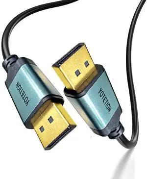 YOTETION 4K 40FT DisplayPort to DisplayPort Cable, Supports up to 4K@60Hz, 2K@144Hz, Male-to-Male Computer Monitor Cables, DP Cables, Aluminum Shells