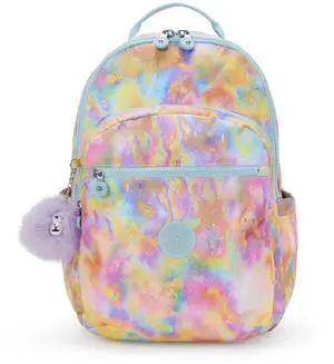 Kipling Women's Seoul 15" Laptop Backpack, Durable, Roomy with Padded Shoulder Straps, Built-In Protective Sleeve