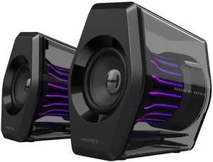 Edifier G2000 Pro 2.0 RGB Gaming Speakers with 64W Peak Power, Virtual 7.1 Surround Sound, 270° TempoFlow Light Sync, Bluetooth 5.4/USB-C/AUX for PC, PS5, Game Console (Black)