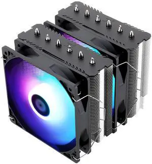 Thermalright Peerless Assassin 120 SE ARGB CPU Air Cooler, 6 Heat Pipes Cpu cooler, Dual TL-C12C-S PWM Fan, Aluminium Heatsink Cover, AGHP Technology, for AMD AM4/AM5/Intel LGA1700/115X/1155/1200/1851