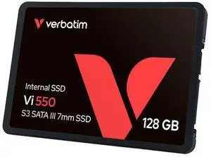 Verbatim 128GB Vi550 2.5" Internal Solid State Drive SSD SATA III Interface with 3D NAND Technology