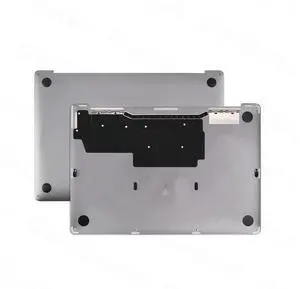 ICTION New Bottom Case Lower Cover Replacement for MacBook Pro 13" Retina A1708 A2159 2016-2019 Year (Space Gray, No Print Words