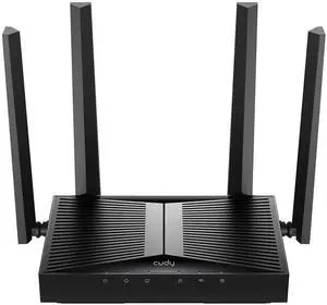 Cudy AP3000D WiFi 6 AX3000 Desktop Wireless Gigabit Access Point, Wi-Fi Bridge, Beamforming, Supports Multi SSID, 4 Fixed Antennas, 802.3at/af or Passive PoE and 12V DC Powered