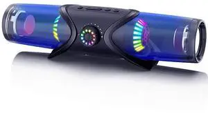 WolfLawS Computer Speakers,Bluetooth SoundBar,Computer Speakers for Desktop Monitor with RGB Light,PC Speakers with Subwoofer,USB Powered Sound Bar for Laptop 3.5mm Headphone Jack