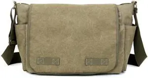 Sechunk Canvas Small Messenger Bag Shoulder bag Cross body bag Crossbody Bag