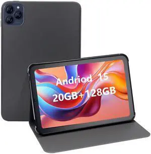 Keoaxll 10.1  Tablet,Android 15,10.1 Inch in-Cell Display,20GB(8+12) RAM 128GB ROM, 1280x800,6000mAh Battery, Bluetooth, Dual Camera, GMS, WiFi