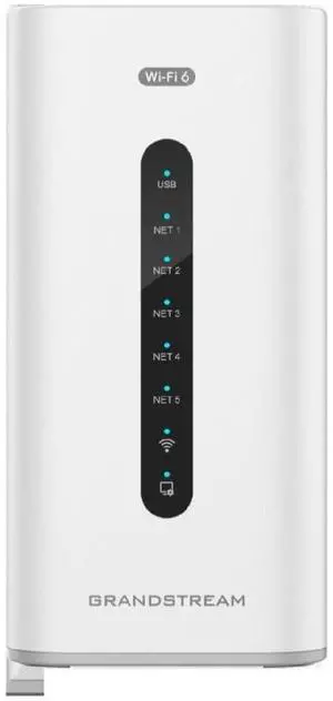 Grandstream GCC6010W Built-in IPPBX (10 Users, 4 Concurrent Calls) + Enterprise-Grade Firewall + VPN Router + 2 x 2.5 Gb, 5 x GigE Network Switch + WiFi 6 AP