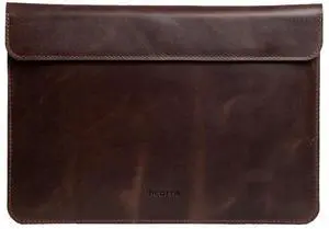 Leather Laptop Case Made for MacBook Pro M4 14 inch Sleeve - Brown PC Case Compatible with MacBook Pro 14" M1 M2 M3 M4 Max A2442 A2779 A2992 A2918 A3402 2023 2024 2025 Genuine Vintage Leather, Brown