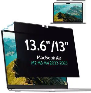 Mao Yeye Magnetic Privacy Screen for MacBook Air 13.6/13 Inch (2022-2025, M2, M3, M4),Removable Anti Glare Blue Light Filter for Mac 13.6In Laptop Privacy Filter Shield Protector