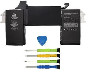 GlottyBatt A2389 A2337 Battery Replacement for MacBook Air 13 Inch (M1, 2020) EMC 3598 MGN53LL/A MGN83LL/A MGN63LL/A MGN93LL/A MGND3LL/A MGN73LL/A MGNA3LL/A MGNE3LL/A Series Laptop Battery 49.9Wh