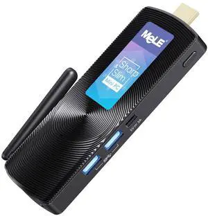 MeLE Stick PC with Win-11-Pro,Fanless Computer PCG02 N100 8GB 128GB,Support 4K HDMI,Auto Power On PXE,Small Micro Desktop Computer on Industry IoT,Business Office,Digital Signage,USB-C,Linux,Ubuntu