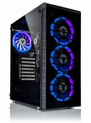 BEASTCOM Q3 Gaming PC Desktop Computer AMD Ryzen 7 5700G, 4K Vega Graphics 16 Threads, 16GB RAM, 1TB M.2 NVMe, 500W 80PLUS PSU, WiFi, Gaming Office Console, Towers Prebuilt PC