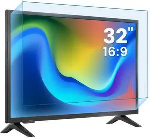 F FORITO 32 inch 16:9 TV Screen Protector, Matte Anti Blue Light Anti Glare Computer Screen Cover For 32" LCD, LED, OLED &QLED 4K HDTV