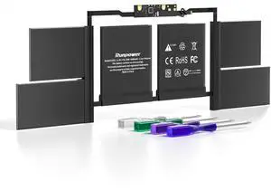 Runpower A1707 A1820 Battery, Laptop Replacement Battery Compatible with MacBook Pro 15 inch A1707 (Late 2016 Mid 2017), Lithium Polymer EMC 3072 3162