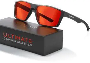Titan Gaming Glasses, Anti Blue Light Glasses Men, UV400 Protection Blue Light Blocking Glasses for Computer Eye Strain