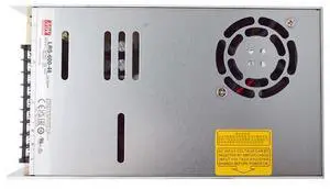 LRS-600-48 48V 600W Single Output Switching Power Supply, 90-302VAC/255-370VDC Input, 12.5A, 1U Low Profile, 5G Vibration Resistant, Industrial Automation, UL/BS/IEC 62368-1 Certified