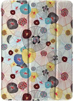 iPad PRO 9.7 2016 [ PRO 9.7 Inch ] A1673 A1674 MLMP2LL/A MM172LL/A MLMN2LL/A MLMW2LL/A MLMX2LL/A MM192LL/A MLMV2LL/A Ultra Slim Smart Auto Sleep/Wake Printed PC Cover - Yarn Flowers