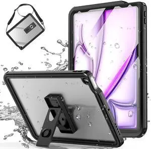 AICase iPad Air 11 Inch Waterproof Case 6th Generation M2 2024,iPad Air 5th Generation (2022)/iPad Air 4th Gen (2020) 10.9 Inch[Built-in Screen Protector&Stand] Full-Body Rugged Shockproof Cover