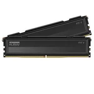 KLEVV FIT V DDR5 32GB (2x16GB) 6000MHz CL30 SK Hynix A-Die 1.35V Gaming Desktop Ram Memory XMP 3.0 / AMD Expo Ready - Black (KD5AGU880-60A300L)