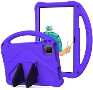 Tading Kids Case for Revvl Tab 5g Tablet Case, Children Friendly EVA Foam Protective Stand Handle Cover for T-Mobile REVVL Tab 5G (2023) 10.36 Inch Tablet - Purple