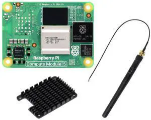 Waveshare CM5008000 Package A(8GB RAM, 0GB EMMC Flash, Without Wire-Less), RPi CM5 Compute Module 5, Delivers The Power of Raspberry Pi 5 in A Compact Form Factor