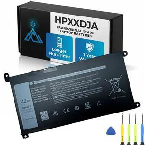 JPFMR Laptop Battery Replacement for Dell Chromebook 3400 3100 2-in-1 Chromebook 5488 5493 5593 P90F Series Notebook 0JPFMR 7T0D3 07T0D3 7MT0R 7MTOR 16DPH 65N6H DN33X RDNP5 11.4V 42Wh 3500mAh 3Cell