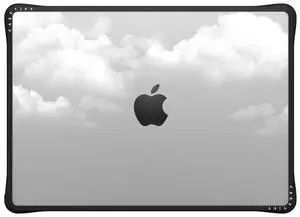 CASETiFY Impact MacBook Pro 14" (M1-M5) Case [Cushioned Impact Corners/Scratch-Resistant/Anti-Slip Grip] - Clouds Clear Case - Clear Black