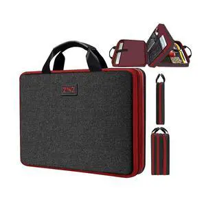 ZINZ Slim Expandable Laptop Case 15.6 Inch Sleeve Upgraded Protective Durable Recycled Carrying Case Compatible with MacBook 15" & 16" and Most 15" 15.6" 16" Notebook,B01K02