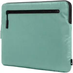 Incase Compact Laptop Sleeve with Flight Nylon - 13 inch Laptop Sleeve for MacBook Air - Faux Fur Lining, Lightweight, Durable, Weather Resistant, Slip Pocket for Accessories - Desert Green
